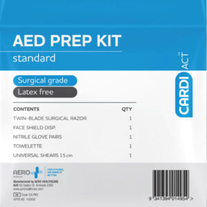 CARDIACT AED Basic Prep Kit 12.5 x 20.5cm